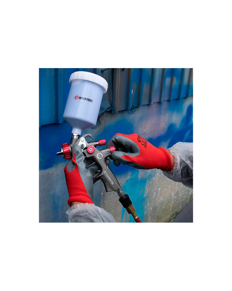 Рукавички Intertool - з нітрилові покриттям 10