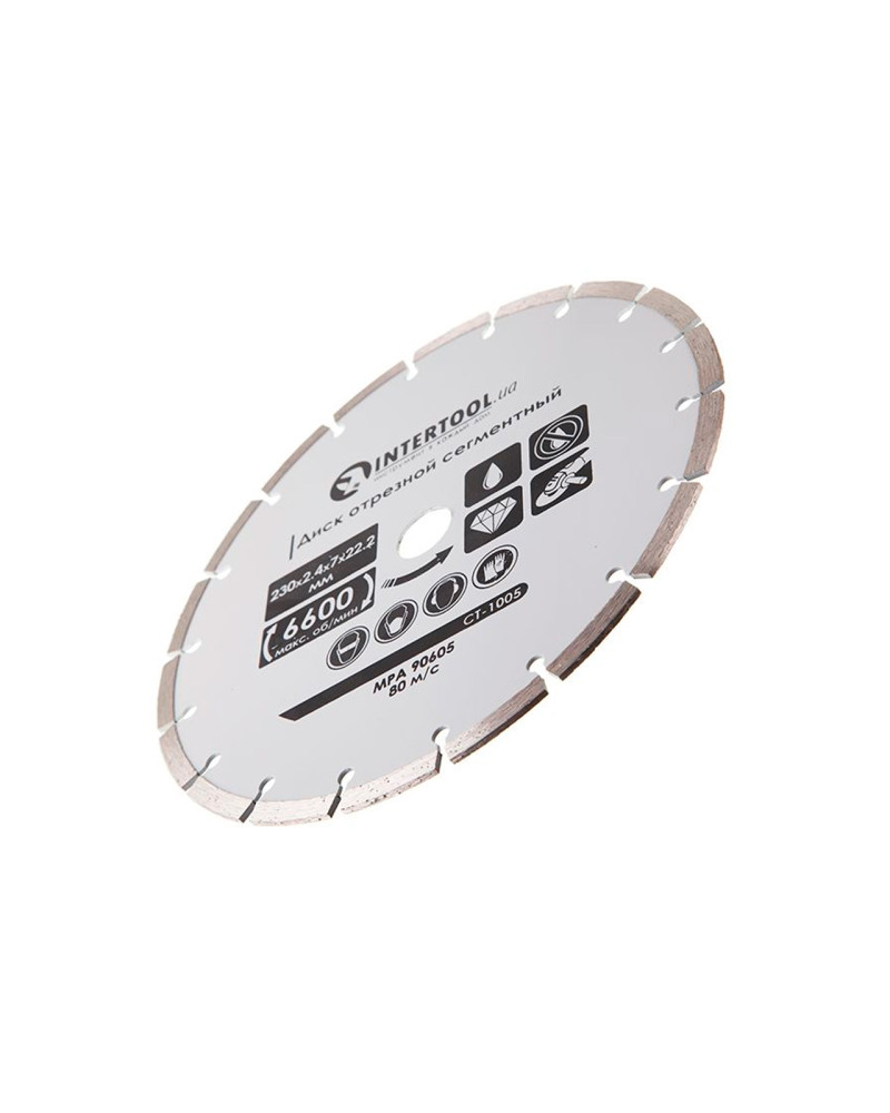 Диск алмазний Intertool - 230 мм сегмент (CT-1005)