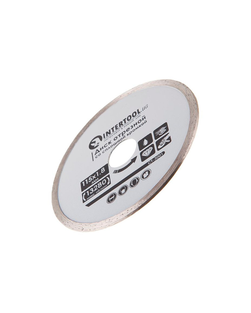 Диск алмазний Intertool - 115 мм плитка (CT-3001)