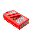 Набір свердел по металу Intertool - 19 шт. (1-10 мм), титан (SD-0019)