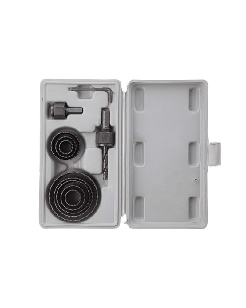 Набір свердел корончастих по дереву Intertool - 19 x 22 x 29 x 32 x 38 x 44 x 51 x 64мм (8шт) (BT-0023)
