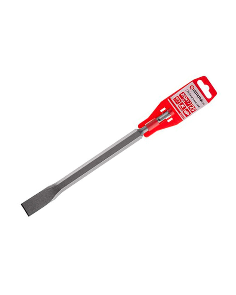 Зубило плоске SDS+ Intertool - 25 x 280 x 17мм (SD-0412)