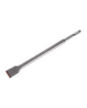 Зубило плоске SDS+ Intertool - 14 х 250 х 25 мм з напайкою (SD-0450)