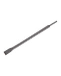 Зубило плоске SDS+ Intertool - 17 х 400 х 25 мм з напайкою (SD-0451)