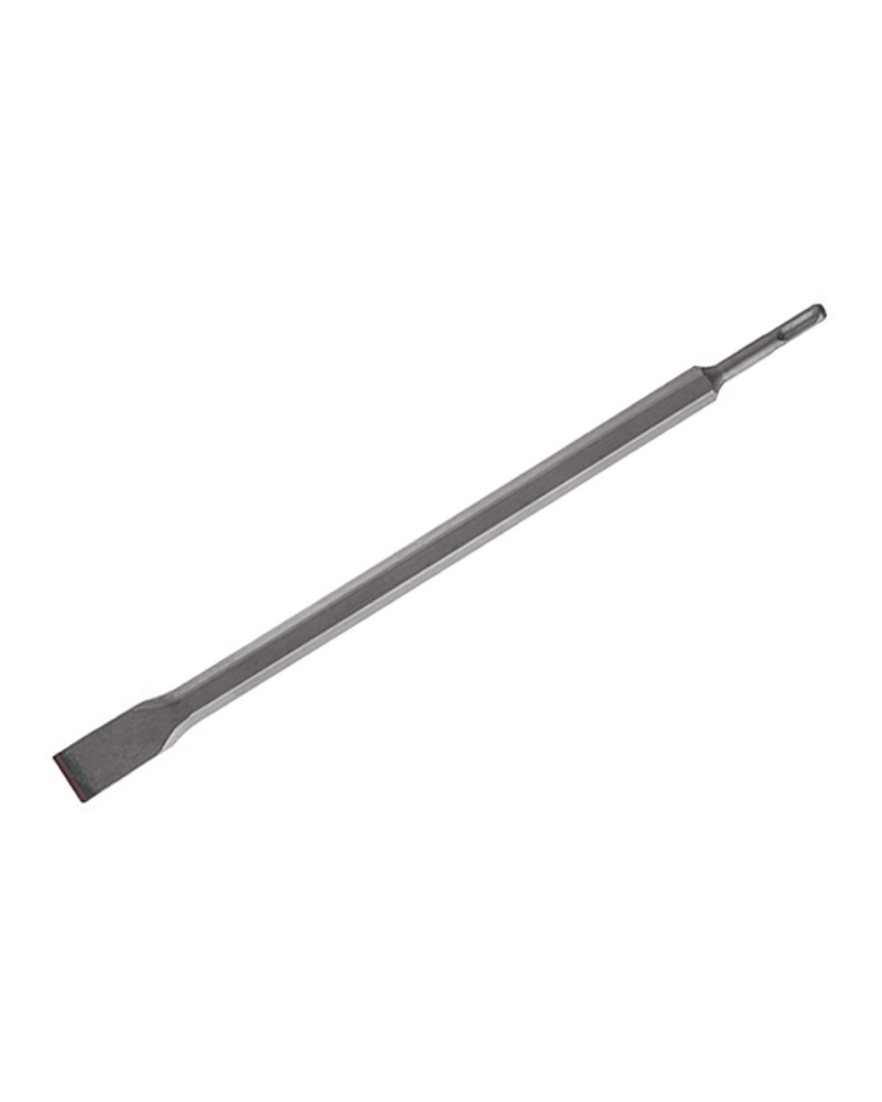 Зубило плоске SDS+ Intertool - 17 х 400 х 25 мм з напайкою (SD-0451)