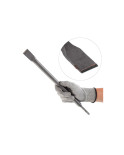 Зубило плоске SDS+ Intertool - 17 х 400 х 25 мм з напайкою (SD-0451)