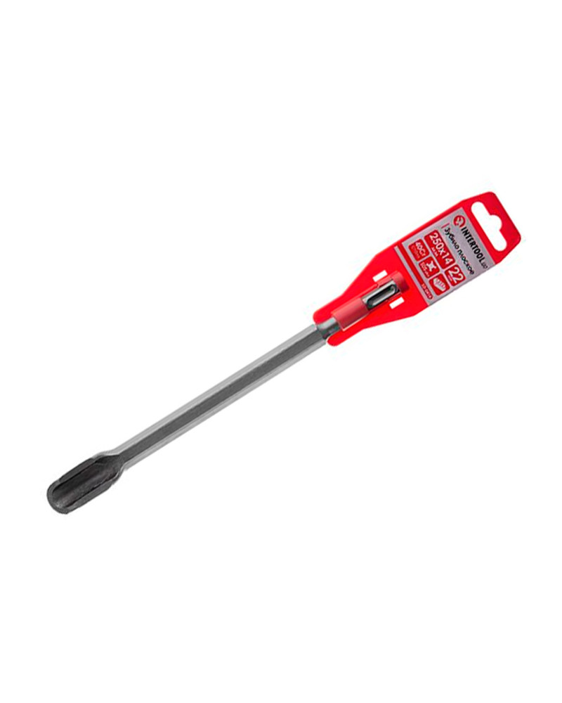 Зубило Канавочні SDS+ Intertool - 14 х 250 х 22 мм (SD-0414)