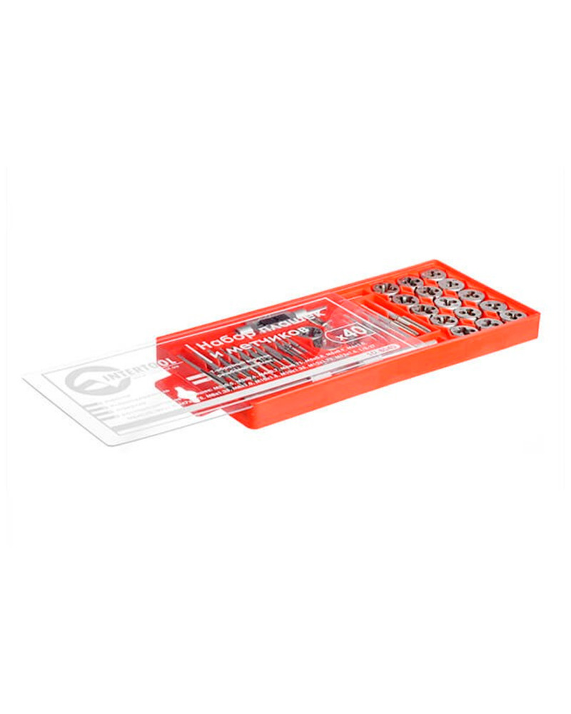 Набір мітчиків і плашок Intertool - 40 од (SD-8040)