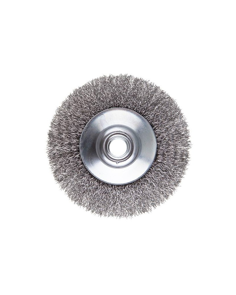 Щітка конусна Intertool - 100 мм рифлена (BT-5100)
