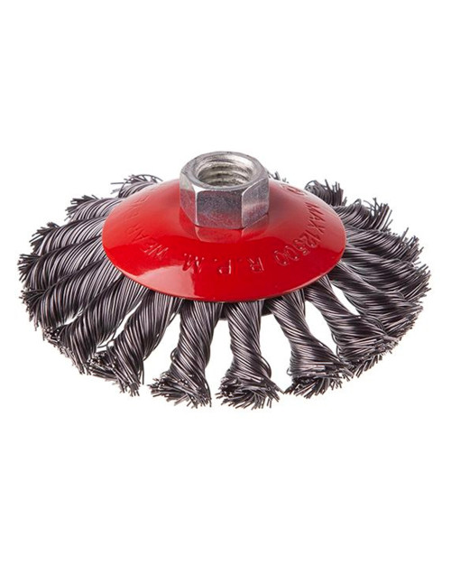 Щітка конусна Intertool - 100 мм плетені (BT-4100)