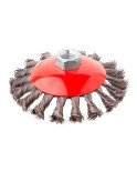 Щітка конусна Intertool - 115 мм плетені (BT-4115)