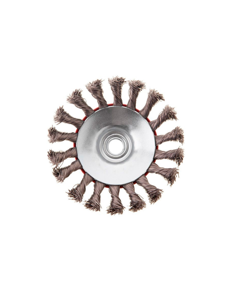 Щітка конусна Intertool - 115 мм плетені (BT-4115)