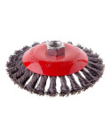 Щітка конусна Intertool - 125 мм плетені (BT-4125)