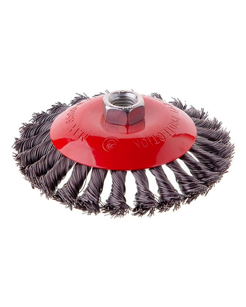 Щітка конусна Intertool - 125 мм плетені (BT-4125)
