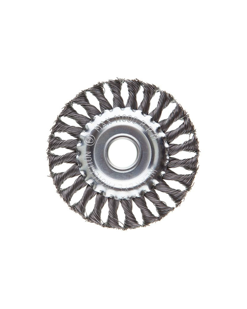 Щітка дискова Intertool - 125 мм плетені (BT-7125)