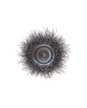 Щітка торцева на дриль Intertool - 50 мм рифлена, стрижень 6 мм (BT-9050)