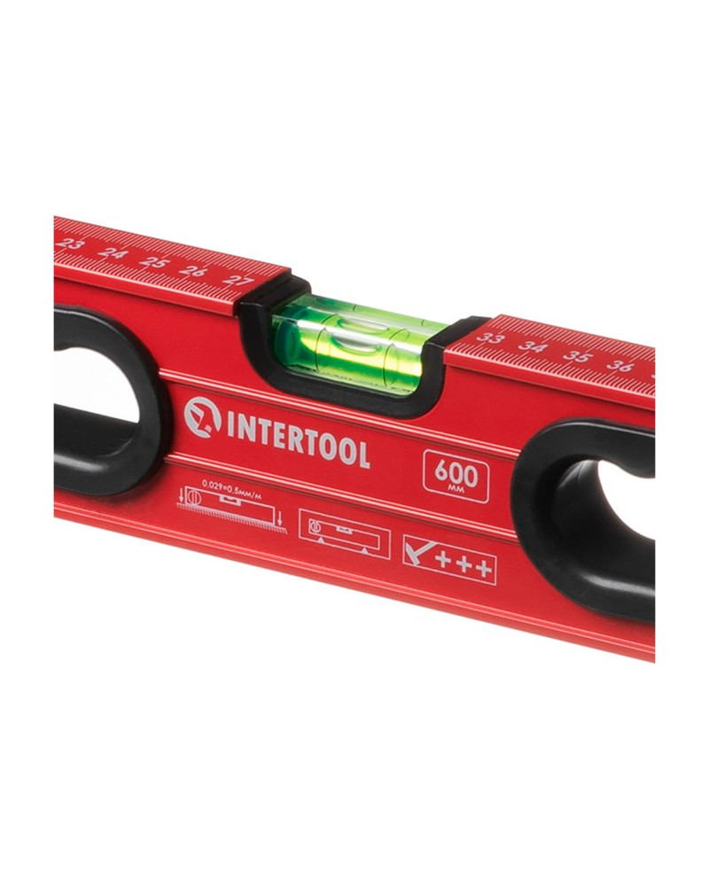 Рівень Intertool - 600 мм з поворотною капсулою (MT-1266)