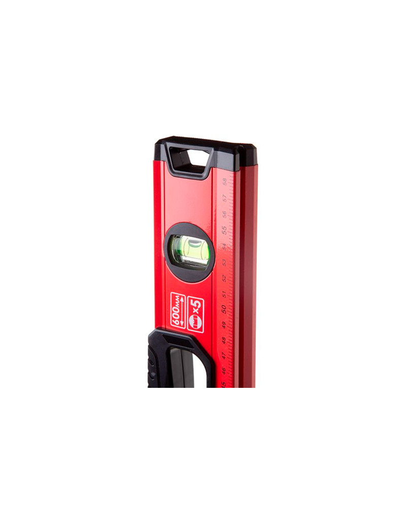 Рівень Intertool - 600мм 5 вічок (MT-1006)