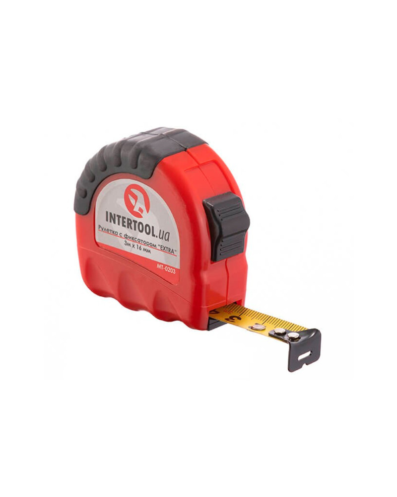 Рулетка Intertool - 3 м х 16 мм Extra (MT-0203)