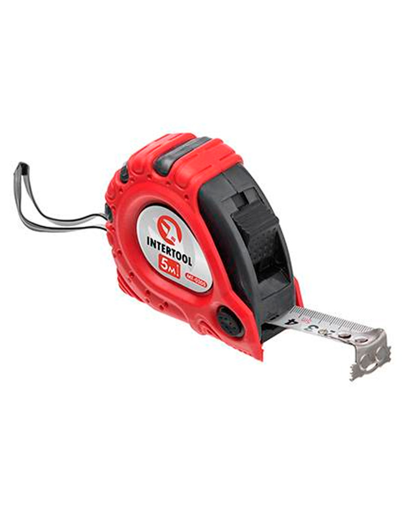 Рулетка Intertool - 5 м х 19 мм супер-магніт (MT-0305)