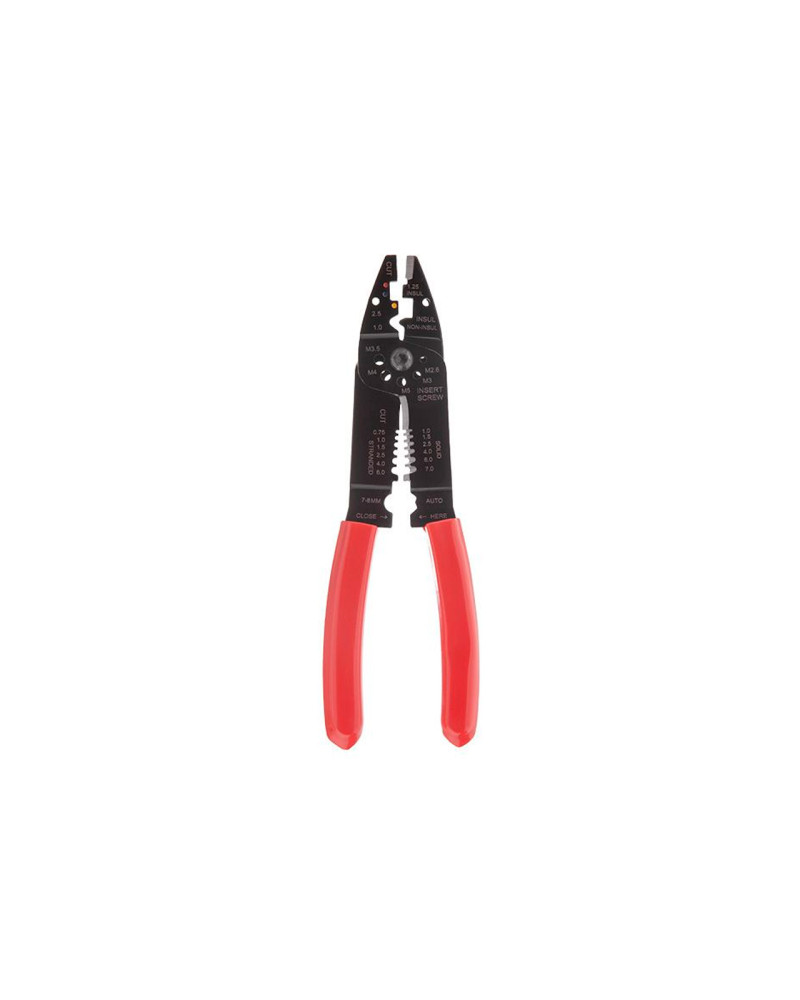 Кліщі для обтиску контактів Intertool - 210 мм 0,5-6 мм² (HT-7056)