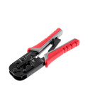 Кліщі для обпресування штекерів Intertool - RJ11 (4P), RJ12 (6P), RJ45 (8P) (HT-7052)