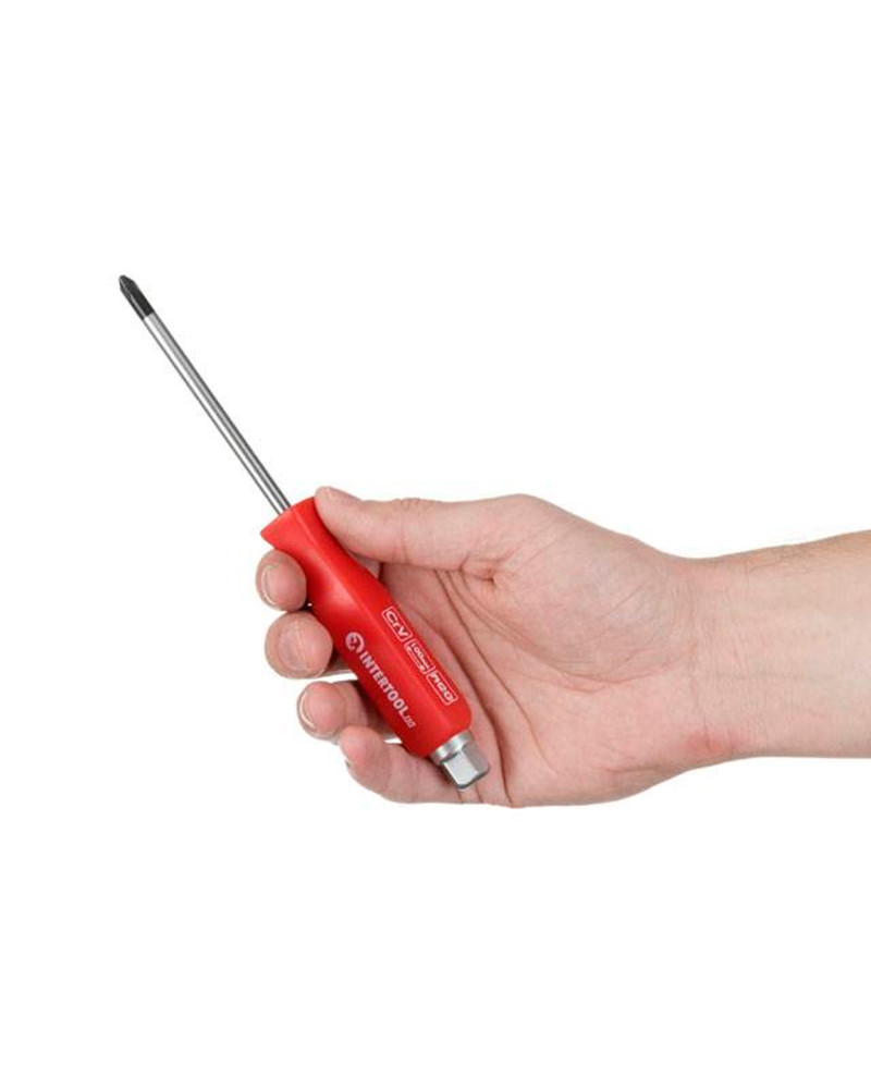 Викрутка Intertool - хрестова ударна PH2 х 100 мм (HT-0487)