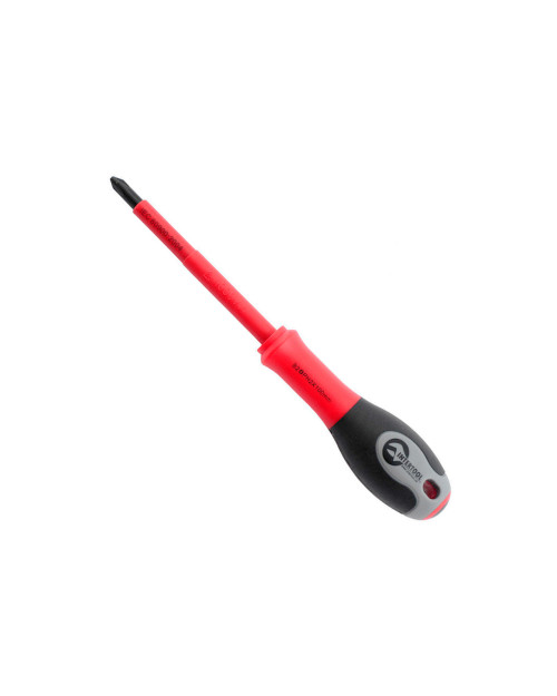 Викрутка Intertool - хрестова PH0 х 60 мм діелектрична (VT-3210)