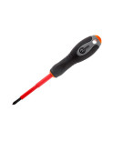 Викрутка Intertool - хрестова PH1 х 80 мм 1000 В діелектричні (VT-3211)