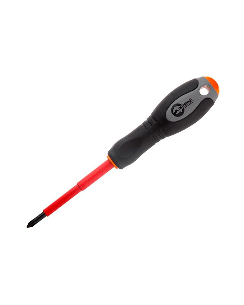 Викрутка Intertool - хрестова PH1 х 80 мм 1000 В діелектричні (VT-3211)