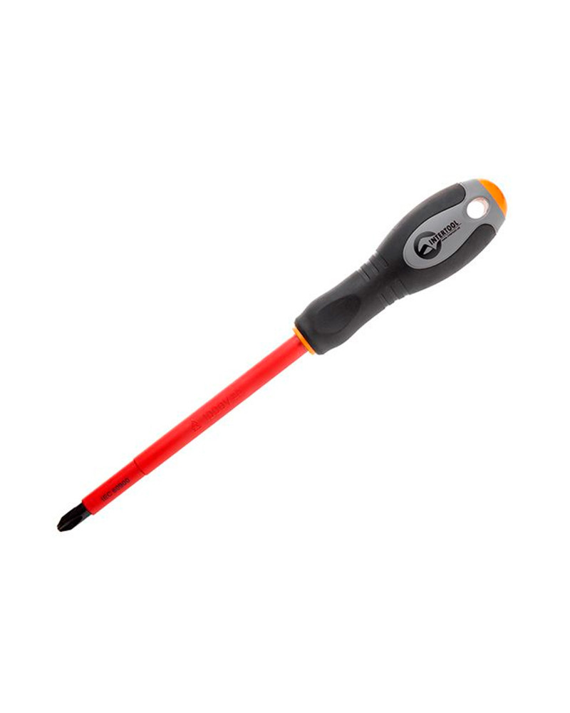 Викрутка Intertool - хрестова PH3 х 150 мм 1000 В діелектричні (VT-3213)