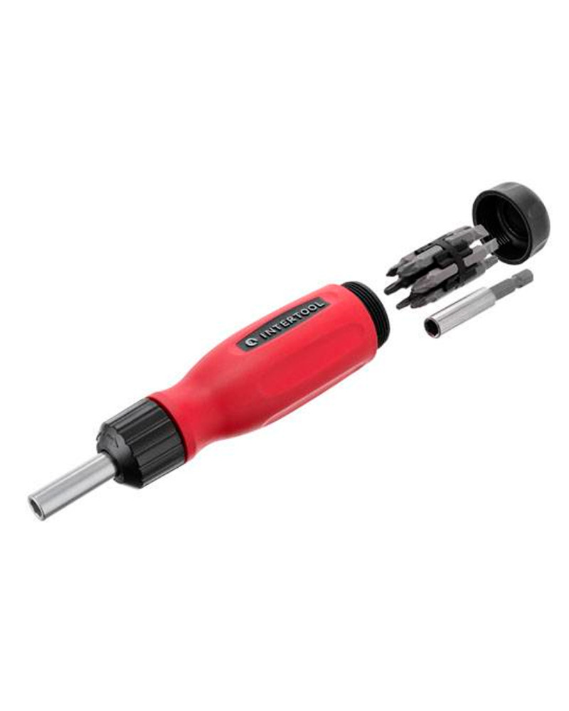 Викрутка Intertool - реверсивна 12 од. (VT-1003)