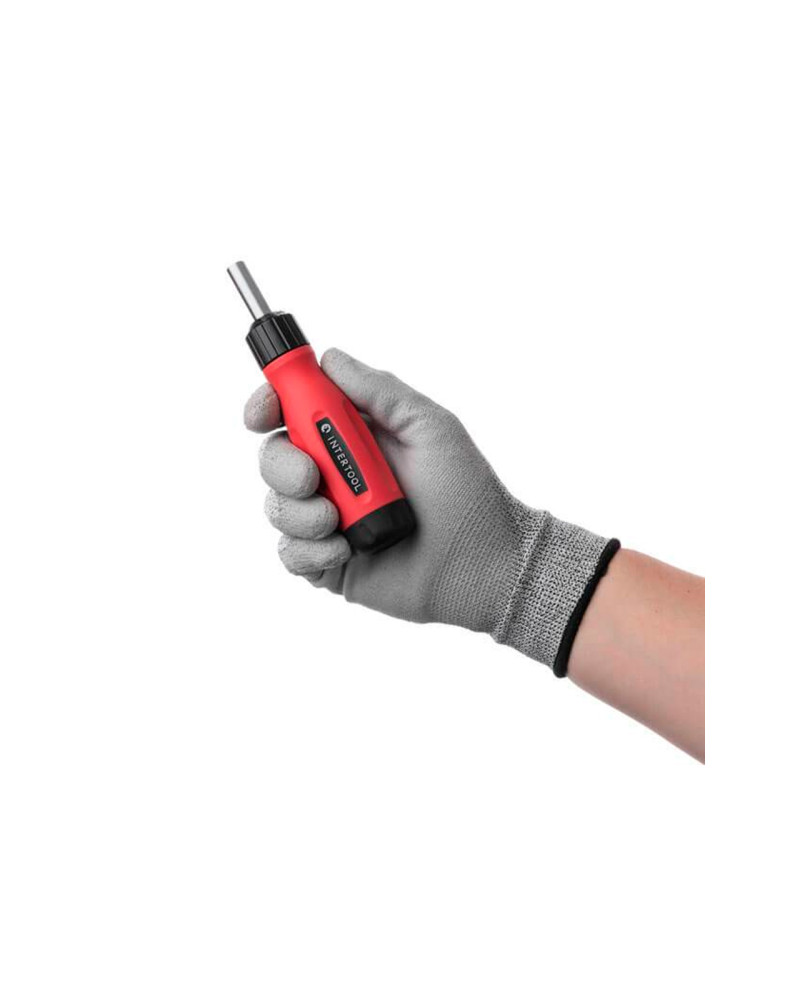 Викрутка Intertool - реверсивна 12 од. (VT-1003)
