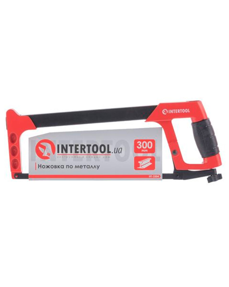 Ножівка по металу Intertool - 300 мм алюмінієва ручка (HT-3304)