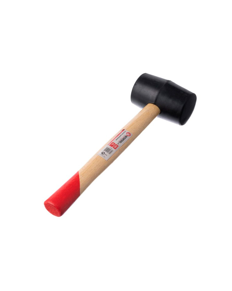 Киянка Intertool - 350 г х 55 мм Чорна, ручка дерев'яна (HT-0236)