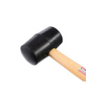 Киянка Intertool - 350 г х 55 мм Чорна, ручка дерев'яна (HT-0236)