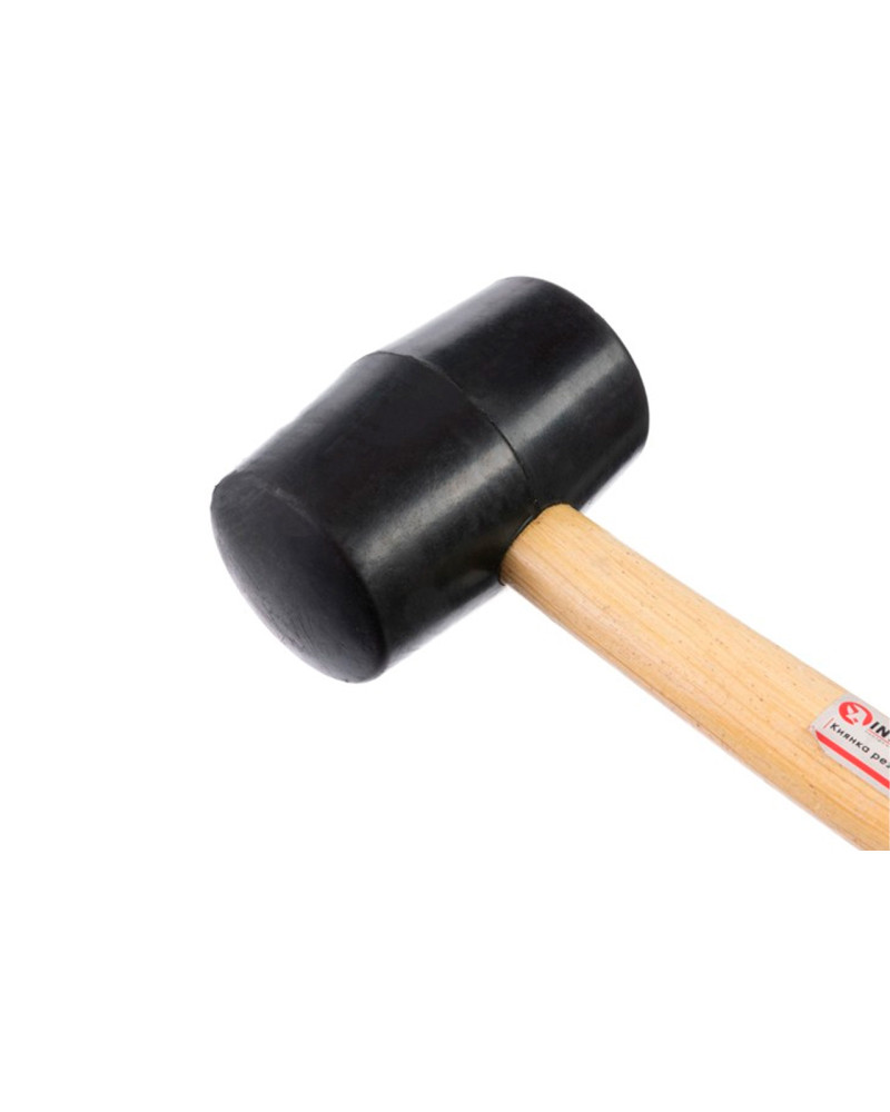 Киянка Intertool - 350 г х 55 мм Чорна, ручка дерев'яна (HT-0236)