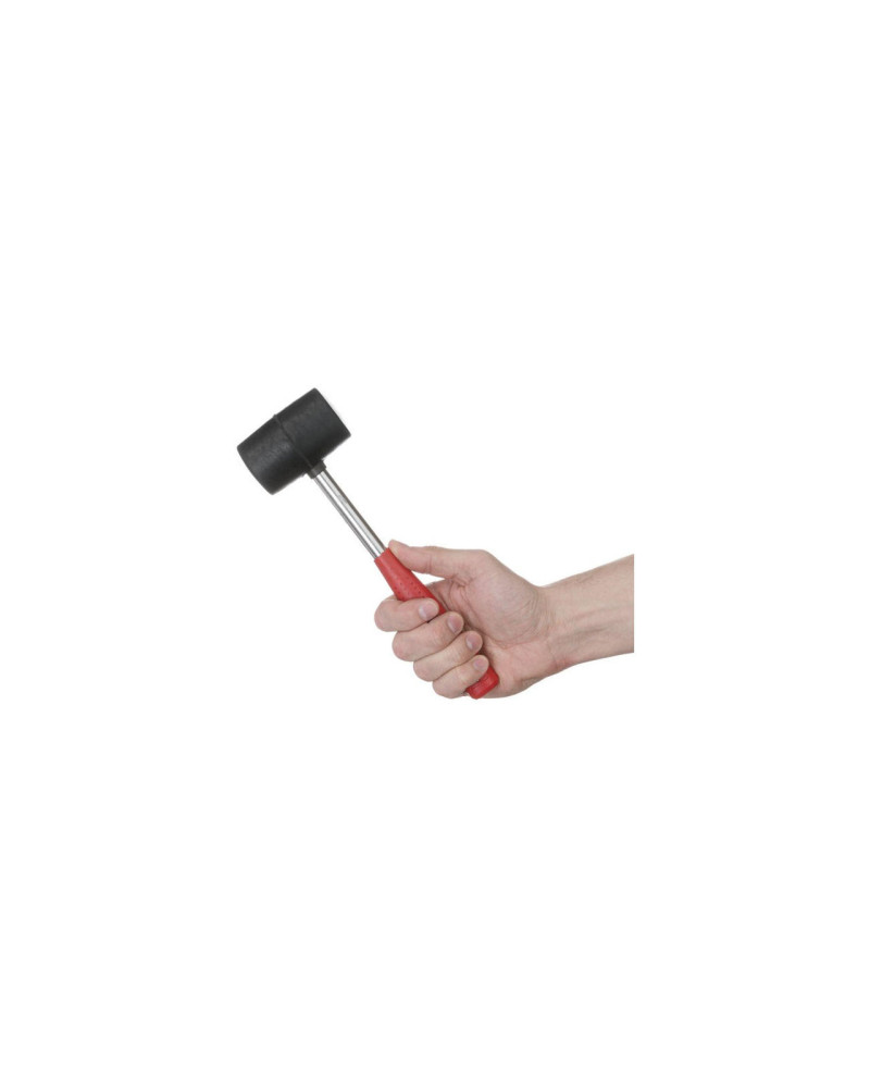 Киянка Intertool - 340 г х 55 мм Чорна, ручка метал (HT-0229)