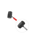 Киянка Intertool - 450 г х 65 мм Чорна, ручка метал (HT-0231)