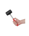 Киянка Intertool - 680 г х 80 мм Чорна, ручка метал (HT-0232)