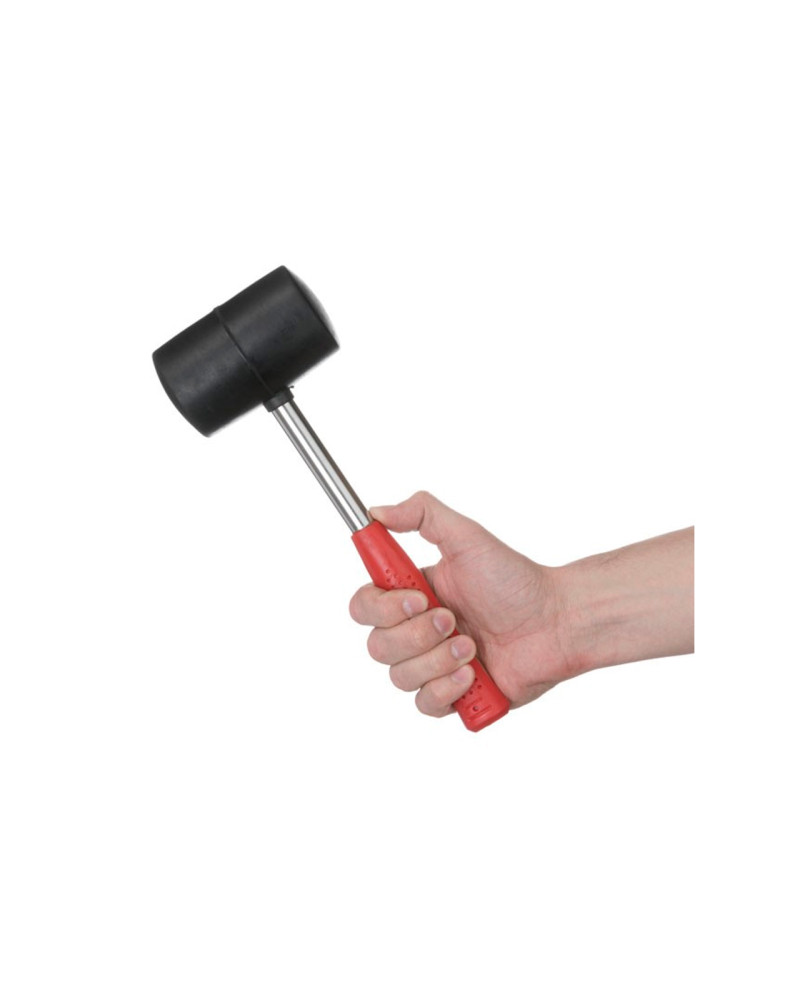 Киянка Intertool - 680 г х 80 мм Чорна, ручка метал (HT-0232)