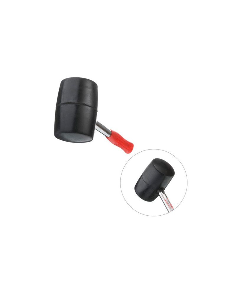 Киянка Intertool - 900 г х 90 мм Чорна, ручка метал (HT-0233)