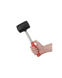 Киянка Intertool - 900 г х 90 мм Чорна, ручка метал (HT-0233)