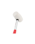Киянка Intertool - 225 г х 40 мм біла, ручка метал (HT-0234)