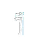 Колун кований Intertool - 1000г x 380мм фіберглас (HT-0274)