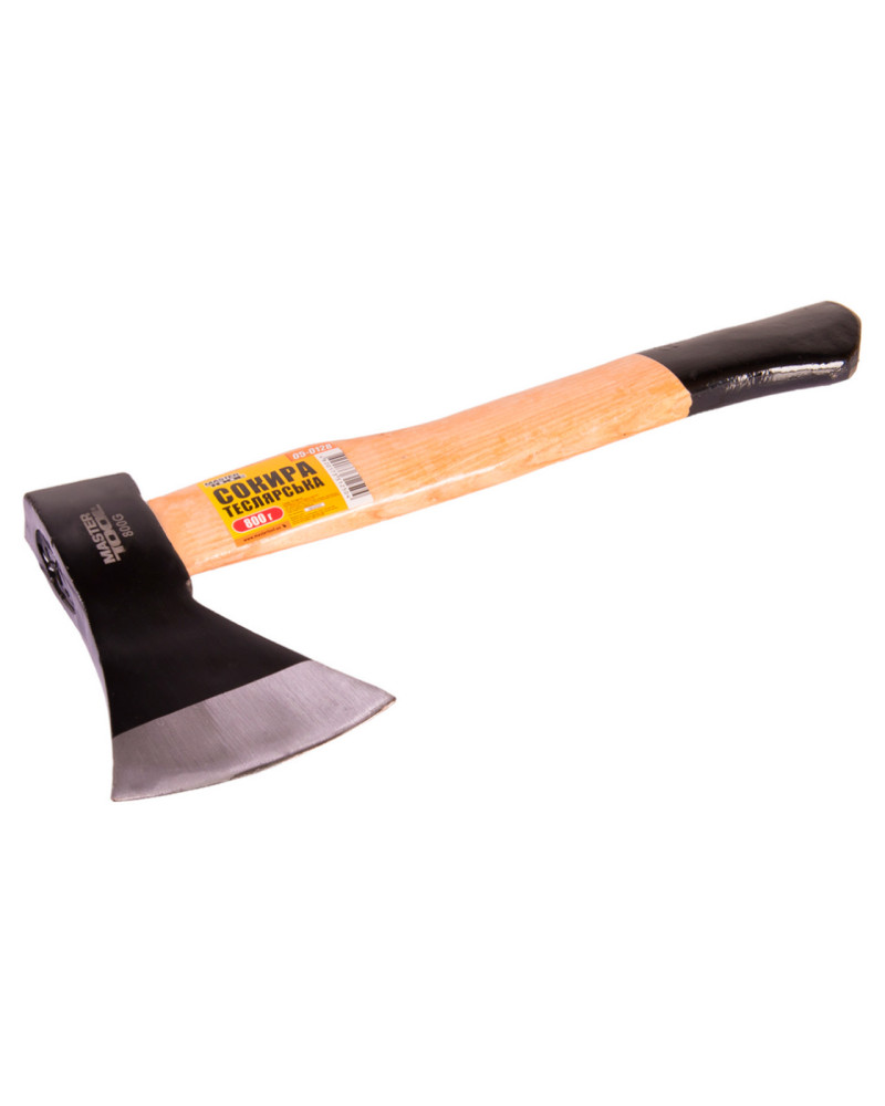 Сокира Mastertool - 800 г, ручка дерев'яна (05-0128)