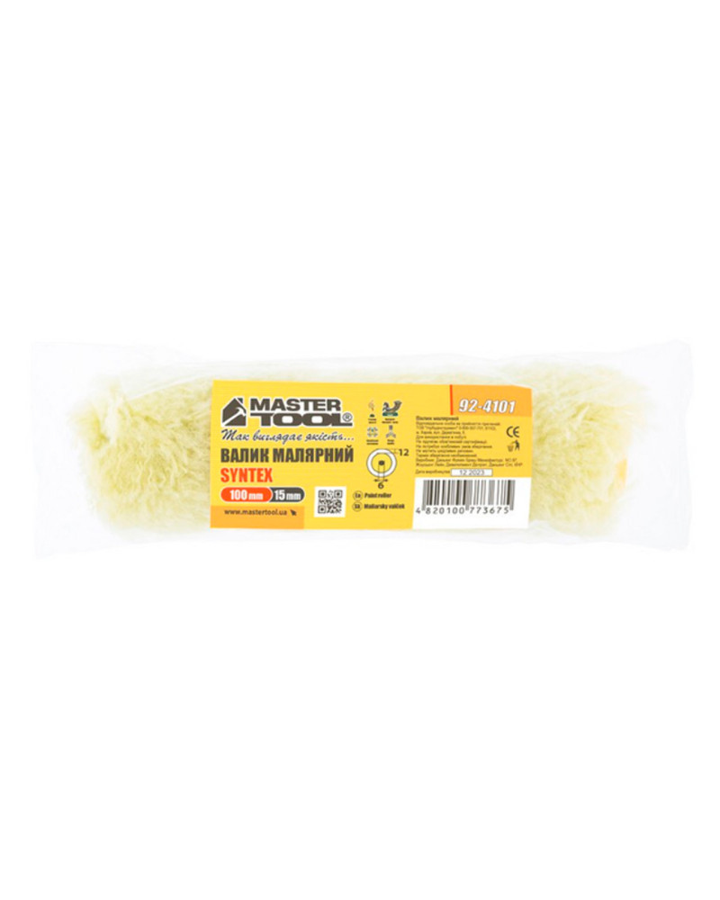 Валик синтекс Mastertool - 6 х 15 х 100 мм (92-4101)