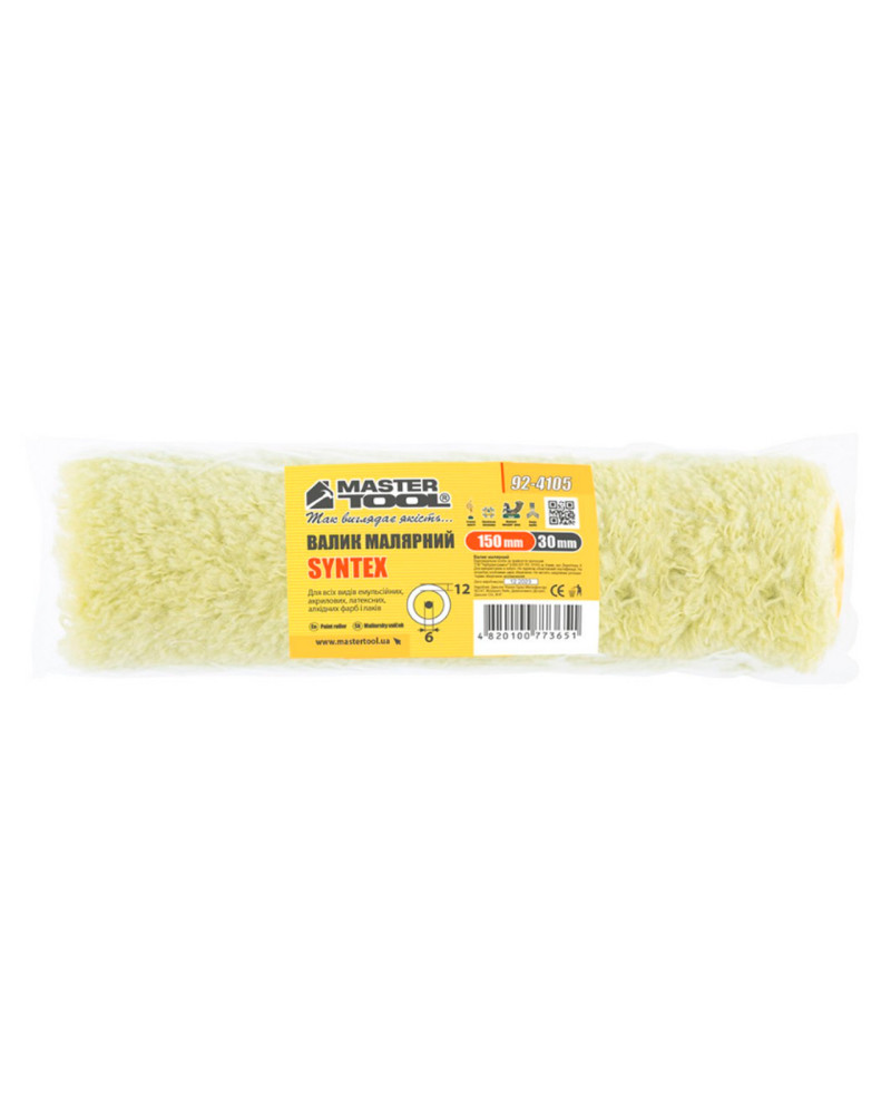 Валик синтекс Mastertool - 6 х 30 х 150 мм (92-4105)
