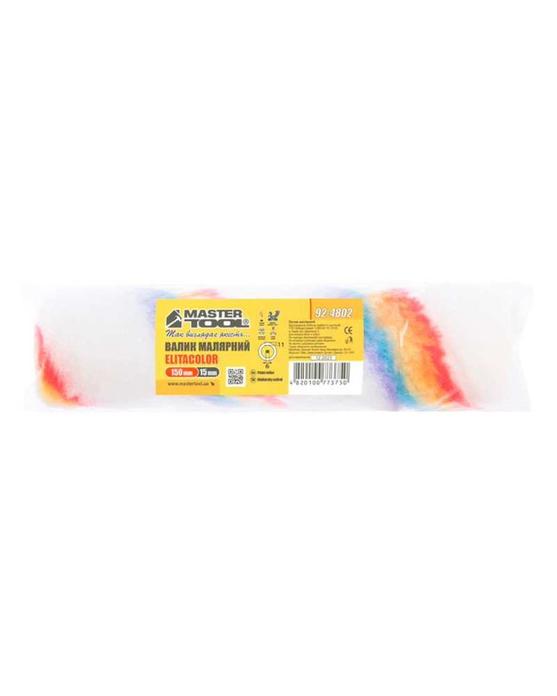 Валик елітаколор Mastertool - 6 х 15 х 150 мм (92-4802)