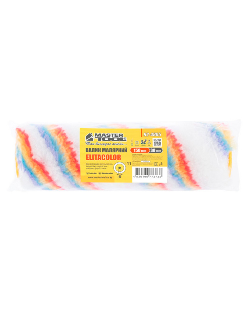 Валик елітаколор Mastertool - 6 х 30 х 150 мм (92-4805)